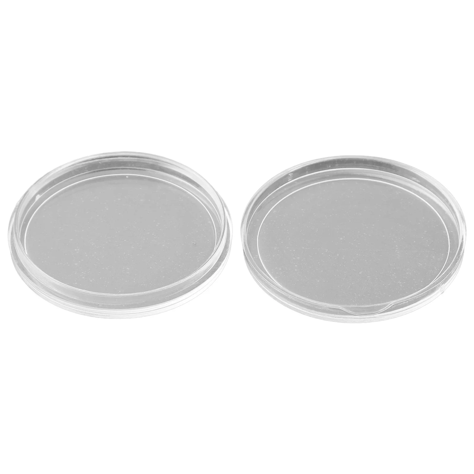

Holder Coin Storage Case Plastic Round Washer Capsules Collections Display Lightweight Medal Set Tokens 100Pcs