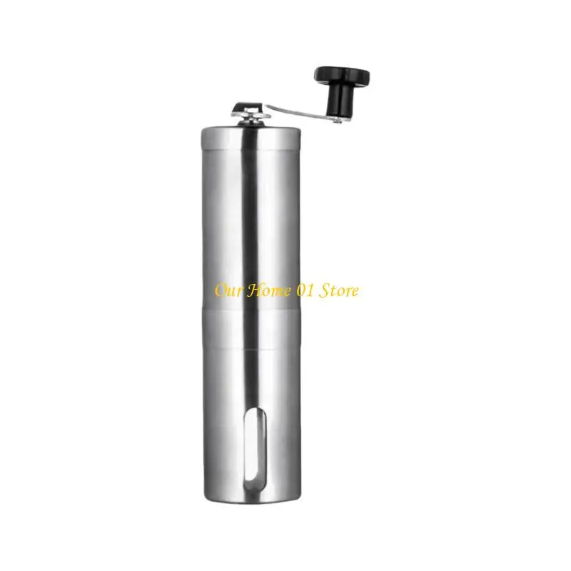 M4YC Stainless Steels Coffee Bean Grinder Hand Cranked Grinding Machine for Daily Use