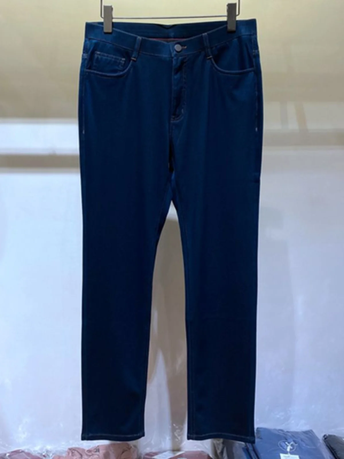 

Мужские джинсы Deep Blue: трикотажные, повседневные, с высокой эластичностью, для бизнеса и отдыха, модные, из хлопкового стрейч-денима