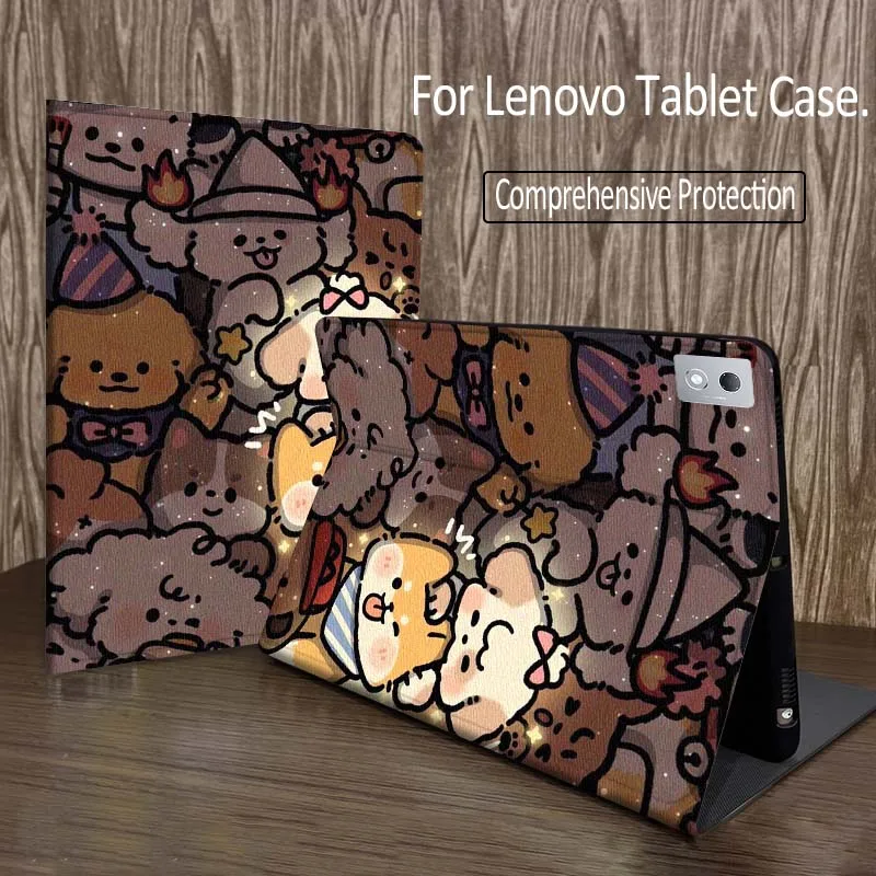 

Cartoon dog pattern Tablet Case For Legion Xiaoxin Pad P12 Pro Y900 GT 2023 2025 12.1 12.7 14.5 inch