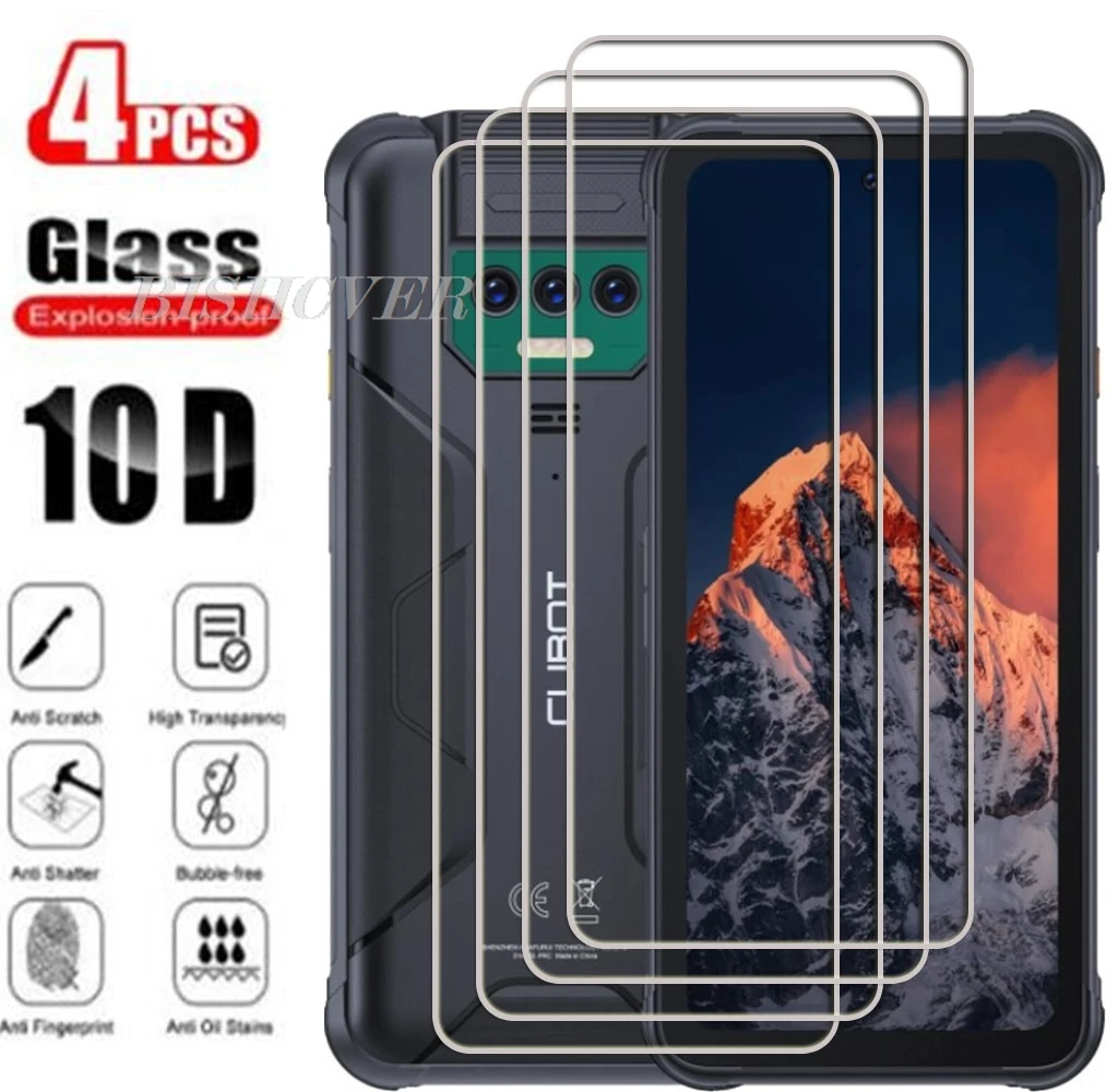 4PCS Tempered Glass For Cubot KingKong 8  6.53"King Kong KingKongPower KingKong8 Screen Protector Protective Film