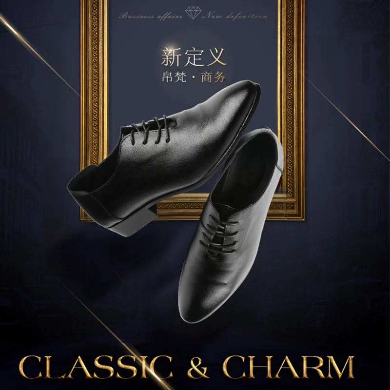 

Le Fu Men's Business Dress Casual Shoes For Men Soft Genuine Leather Fashion Mens Comfortable Oxford Shoes CB016