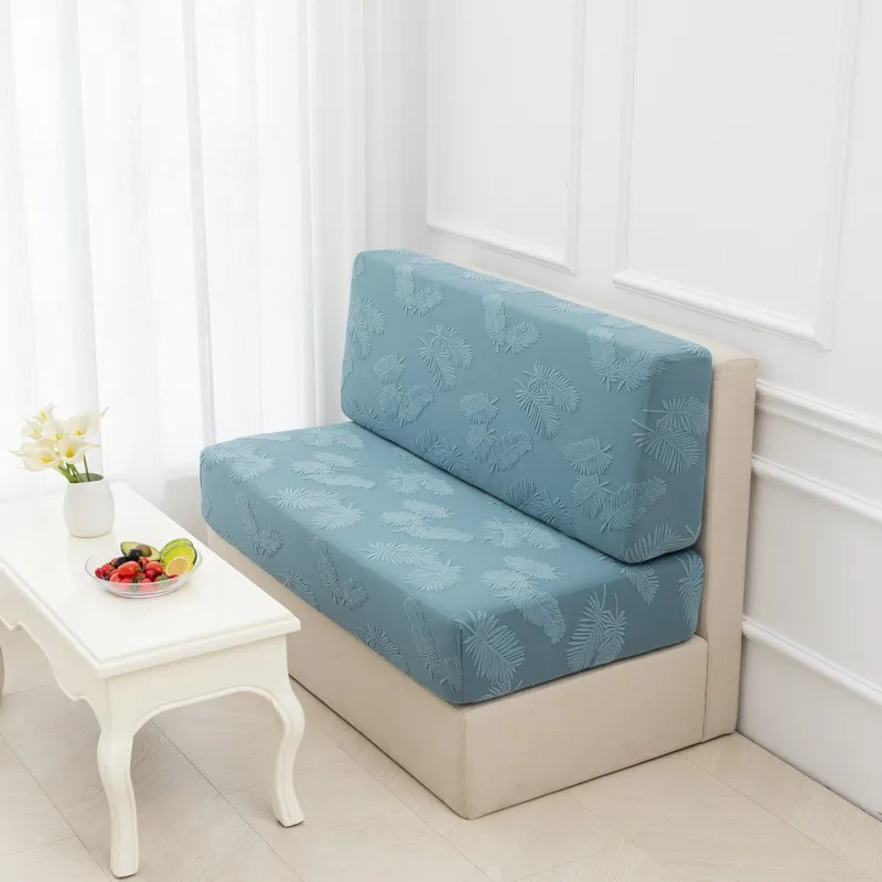 2-Piece Split Cushion Backrest Protector Stretch RV Camper Bench Seat Cover Armless Sofa Seat Covers Non Slip Couch Slipcovers