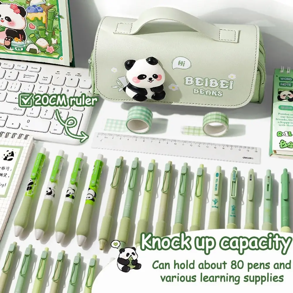 capivara-multifuncional-papelaria-bag-descompressao-pen-bag-organizador-de-grande-capacidade-presente-3-layer-novo