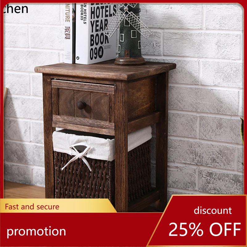 

HT narrow cabinet 28cm length, width 30cm height 45cm solid wood cabinet is easy to install