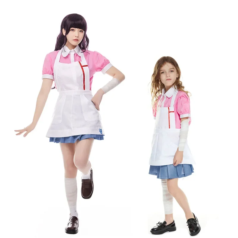 Danganronpa Mikan Tsumiki Cosplay Costume Uniform Dress Outfits Halloween Carnival Costume Full Sets MS12300