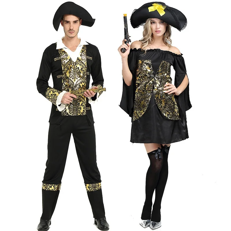 Fsia de Pirata Caribenho para Adultos, Roupas de Performance para loween, Traje de Role-plang, Fabricante Chinês, Fa...