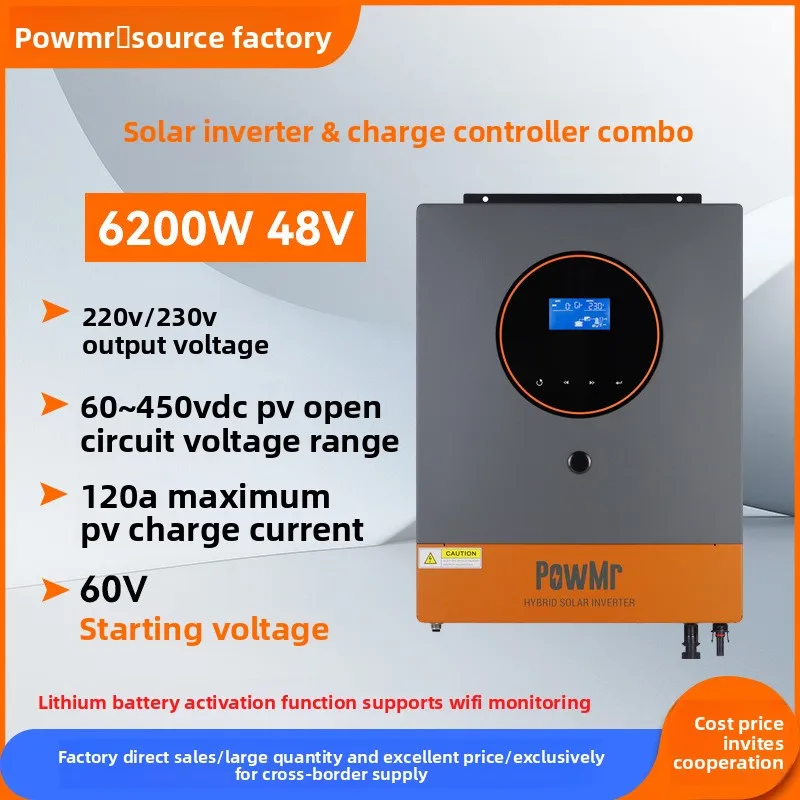 

PowMr 6200W Solar Inverter Dual Output Dual Output Solar Inverter