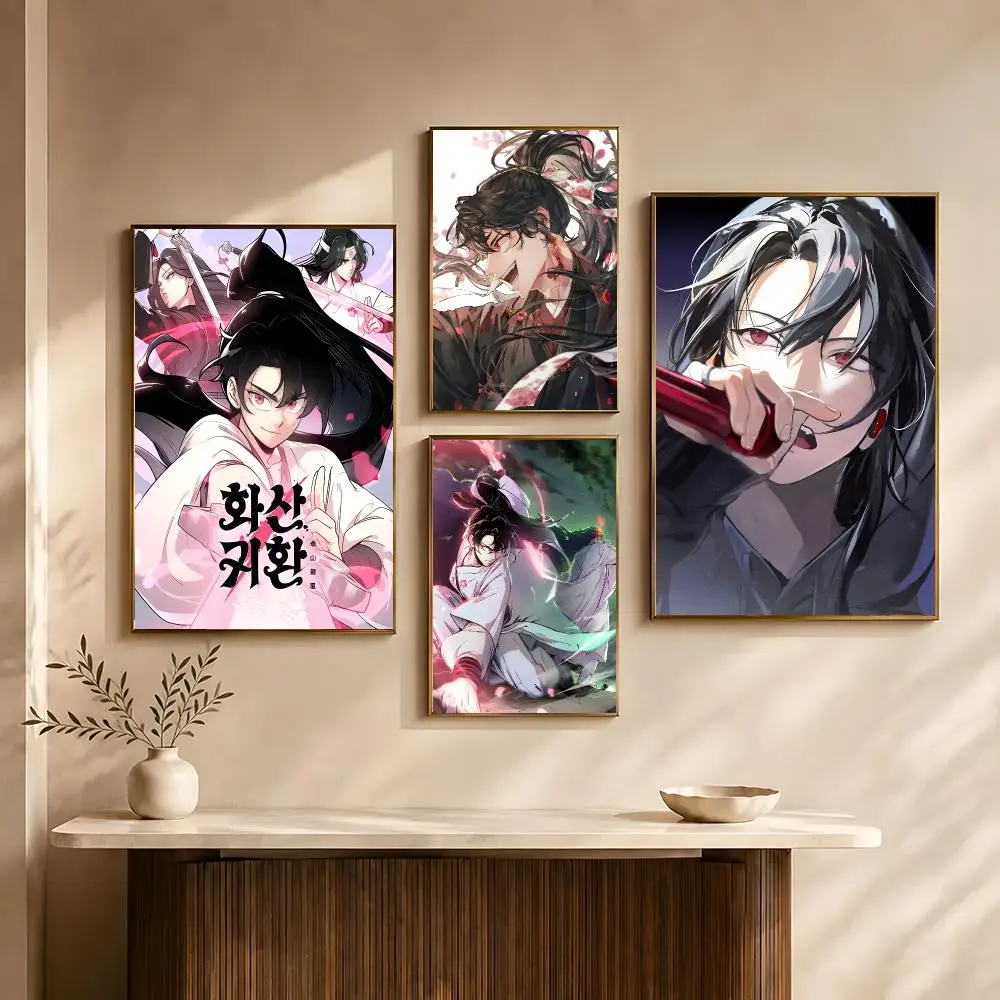 Manhwa Return of the Blossoming Blade Poster Poster All-match HD Waterproof Self-Adhesive Wall Art Sticker For Home Bedroom