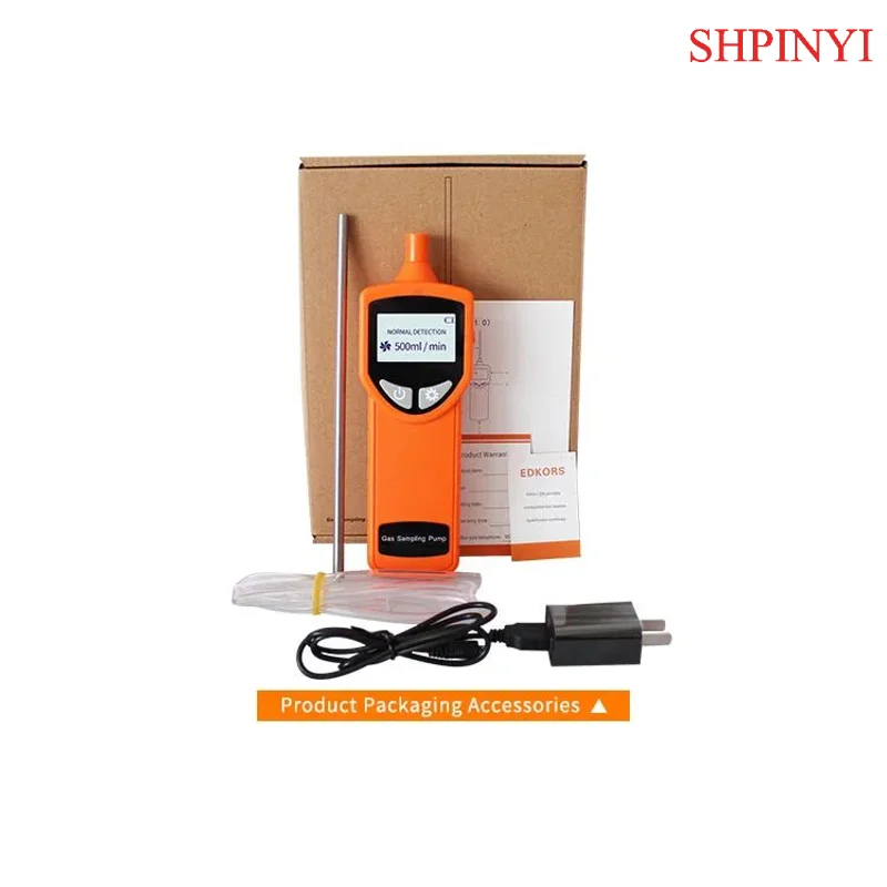 산업용 휴대용 샘플링 펌프 디지털 충전 스마트 외부 펌프 샘플러 장치 모든 가스 분석기 및 가스 감지기 지원