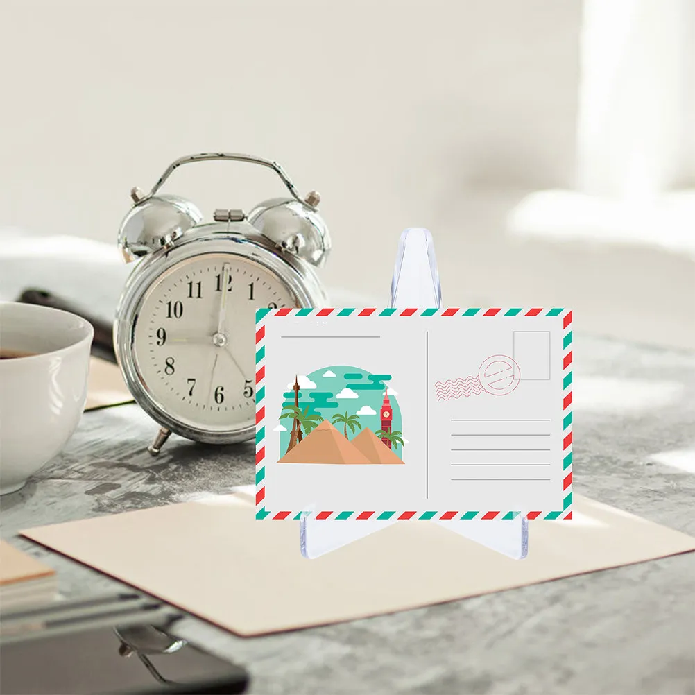 

Набор из 6 прозрачных акриловых подставок для коллекционных карточек: для спортивных, бейсбольных, баскетбольных, футбольных карточек, держатель-мольберт для полки