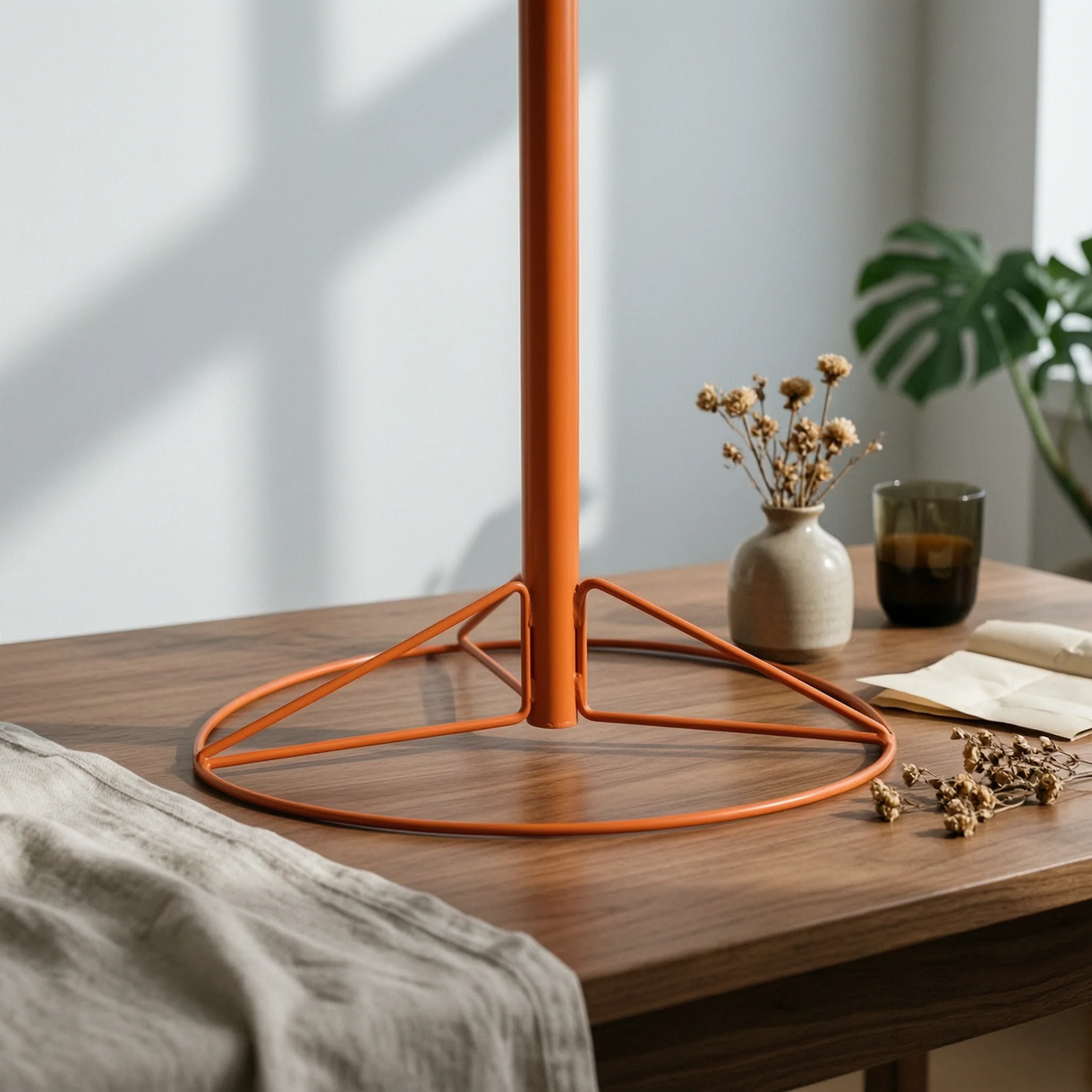 panier-de-disc-golf-d'exterieur-avec-chaines-en-metal-orange-pour-debutants-jardin-parc