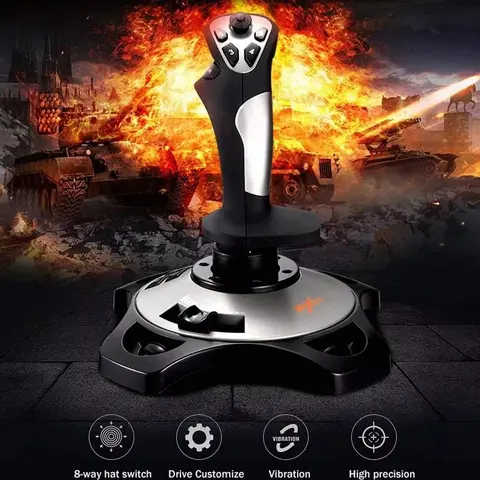 PXN-2113 Pro 비행 시뮬레이터 게임 패드 컨트롤러 PC 비행 시뮬레이션 조종석 스틱 조이스틱 PC/데스크탑 게임 액세서리