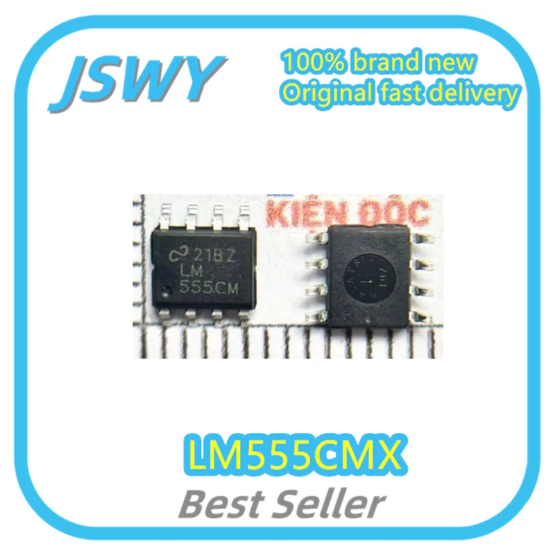 

(10/50pcs) LM555CMX LM555 SOP-8 Timer Oscillator Chip Brand New Authentic Electronics