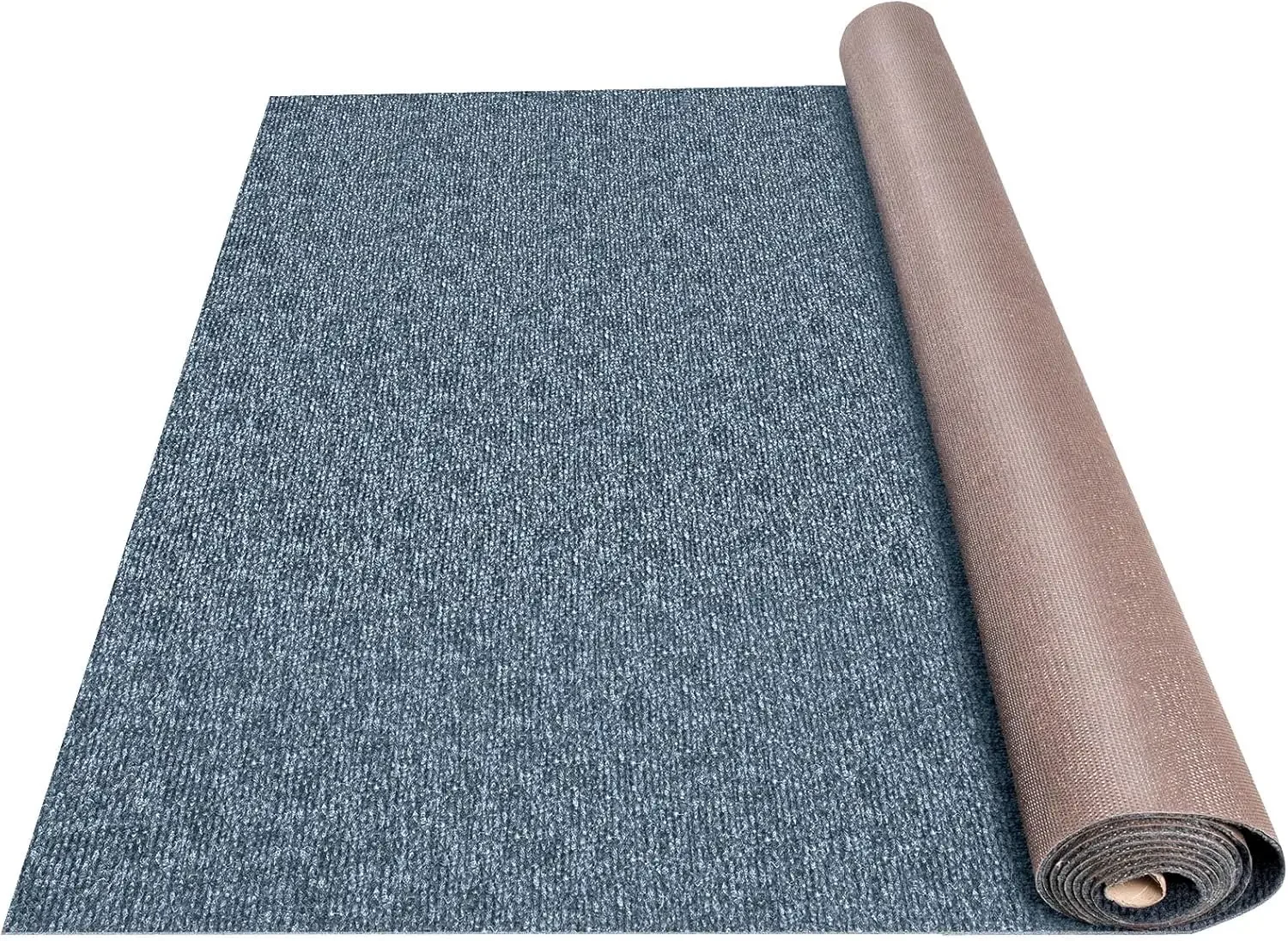 Gray Marine Carpet 6 ft x 29.5 ft, Boat Carpet Rugs, Indoor Outdoor Rugs for Patio Deck Anti-Slide TPR Water-Proof Back Outdoor