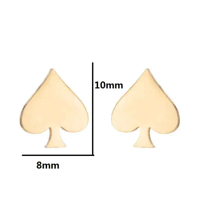 DIY accessories 2025 new Korean women's simple geometric sweet love key lock one week earrings heart gesture earbone nails