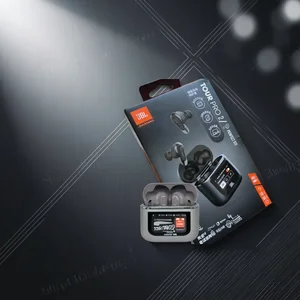 Bilashmart JBL Tour pro 2 Original True Wireless Bluetooth Earphones Stereo Sports Headphones with Smart LCD Screen HK Version