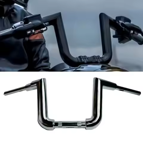 Motorcycle 2'' APE Hanger Handlebar 10"-16" Riser For Harley Fat Boy Breakout Street Bob Low Rider Road King 883 Accessories Bar