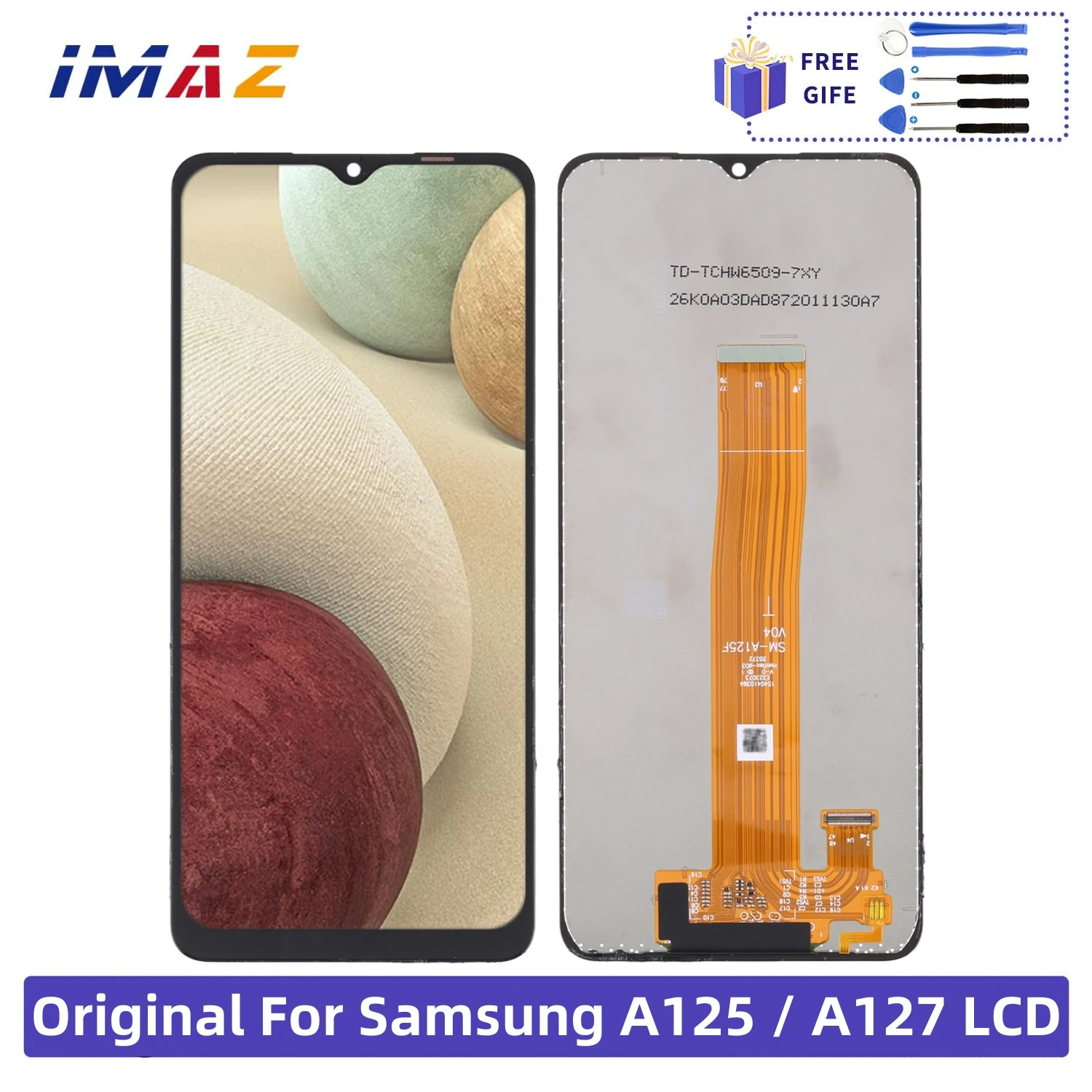 

6.5" High Quality LCD For Samsung Galaxy A12 A125F LCD Display Touch Screen Digitizer For Samsung A12 A127F Screen Replacement