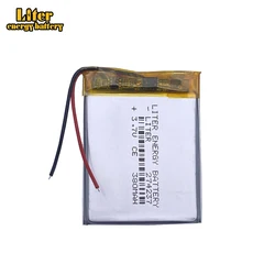 274237 3.7V 380MAH akumulatory polimerowe MP3 MP4 MP5 GPS 274237 NWZ-E345 MWZ-E373 MWZ-E383 A864 A865 LIS1425HNPC