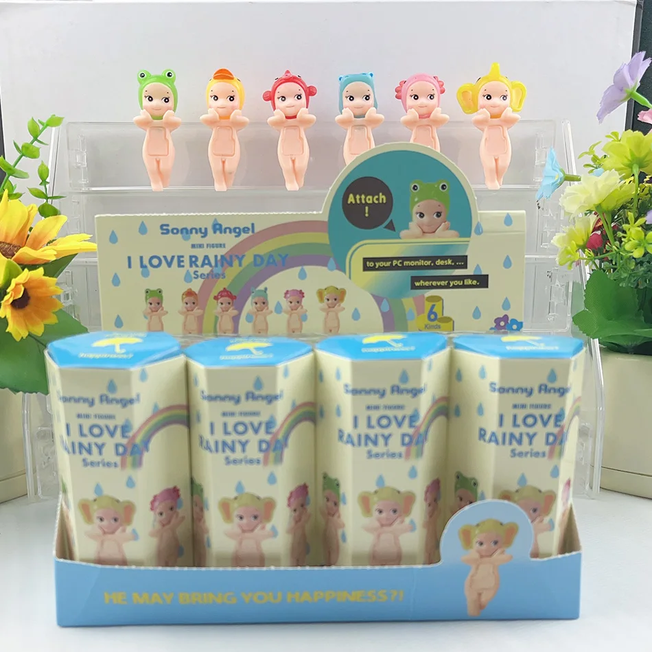 2025 Sunny Angel Doll Rainy Day Series Blind Box Mini Figures Action Model Collectible Decor for Girls Christmas Birthday Gift