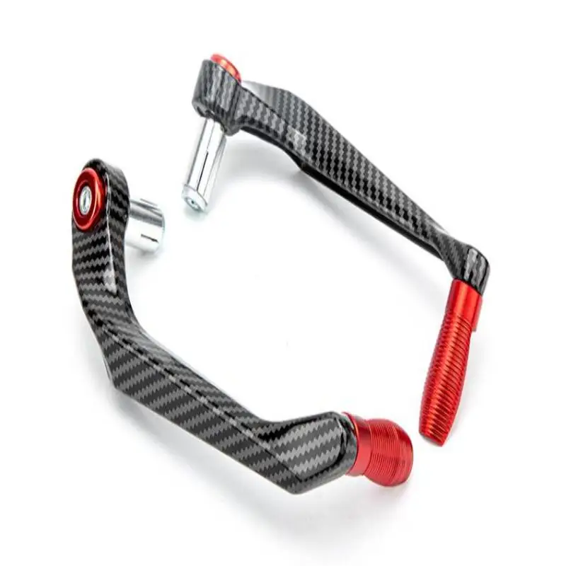 1Pair Motorcycle Die-casting Aluminum Alloy Handlebar Brake Clutch Lever Hand Guard Protector Modification Accessories Handguard