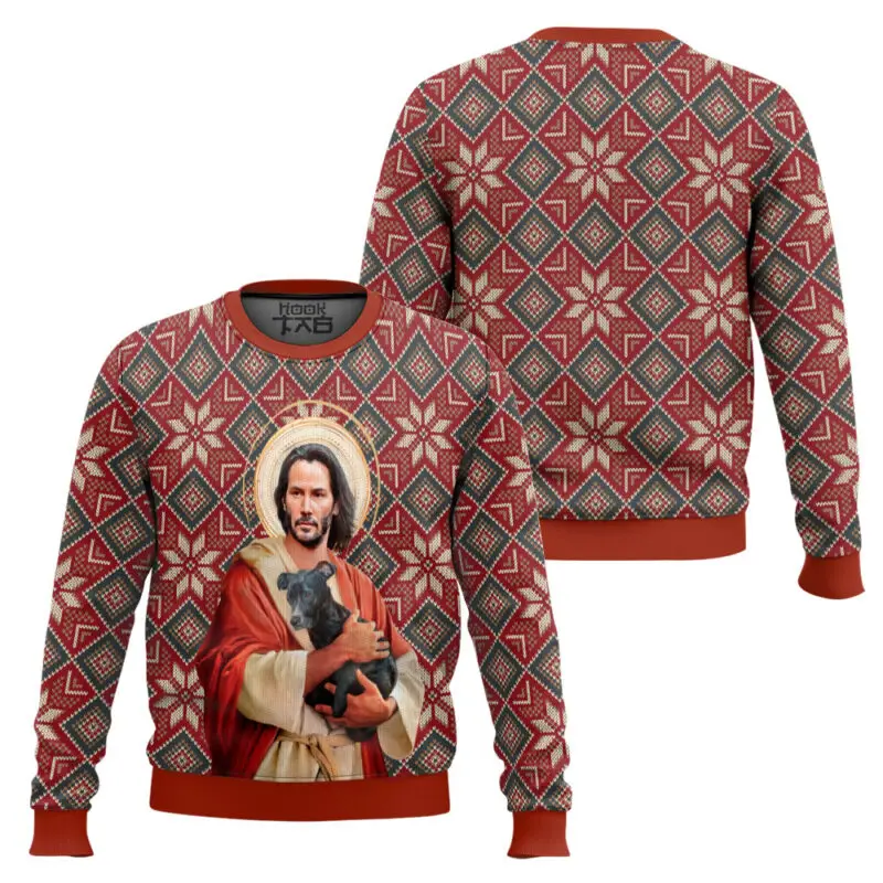 It’s Beginning To Look A Lot Like WickMas John Wick Ugly Sweater Funny Xmas Party Pullover for Men Women Holiday Gift 2026