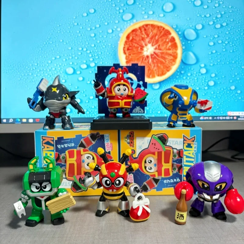 

ChoroQ Hero Series Collectible Action Figures V1-V6 Assembly Model Toy for Kids' Hand-On Ability