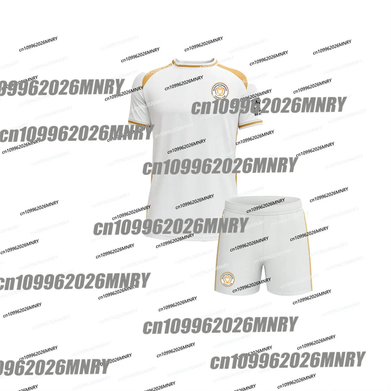 

Летняя мужская футболка 25/26 Milton Keynes Dons, спортивная тренировочная форма, дышащая и быстросохнущая, мужская одежда
