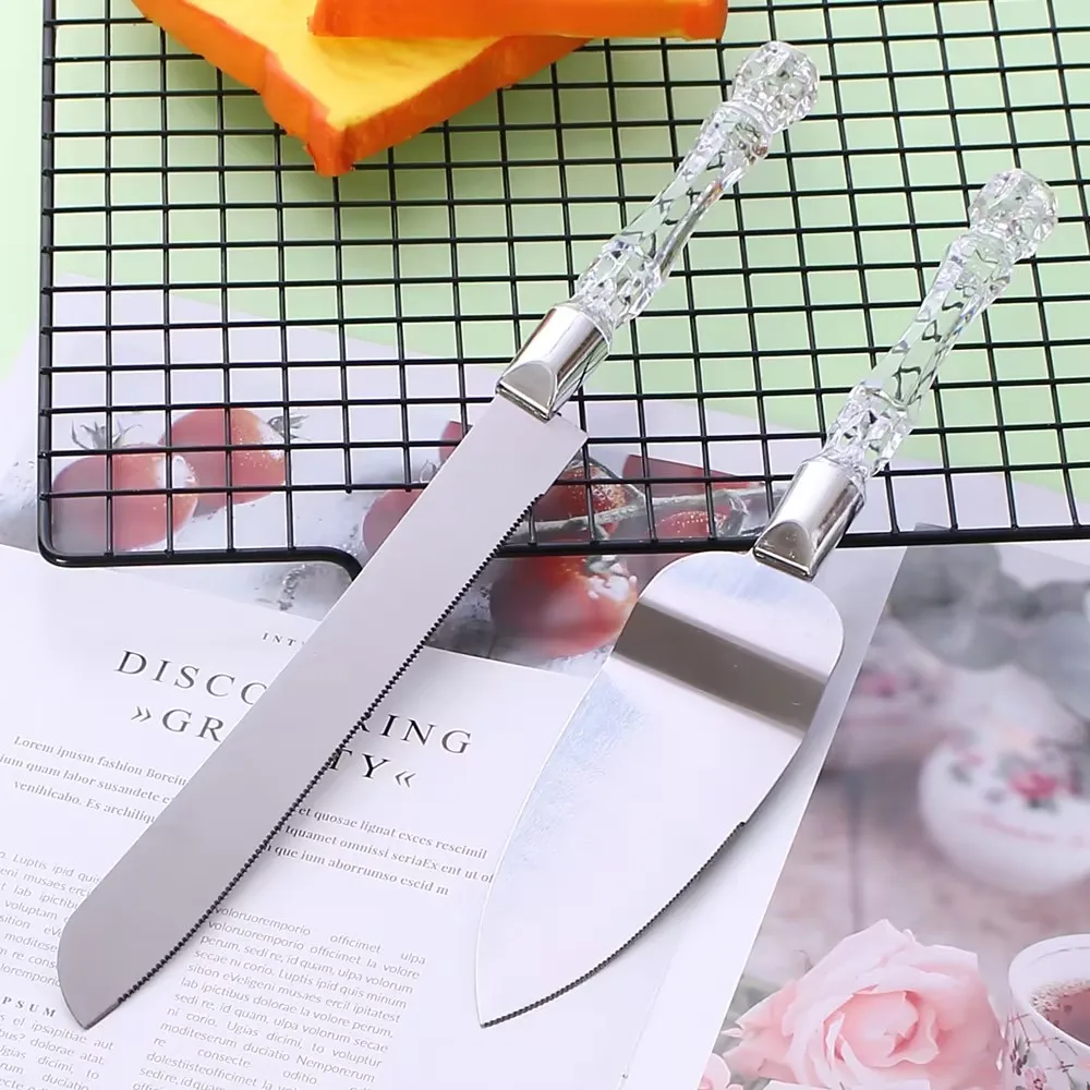 Cake Shovel Set Stainless Steel Cake Cutter And Pie Spatula Cake Cutting Set For Wedding Birthdays Anniversaries And Parties New