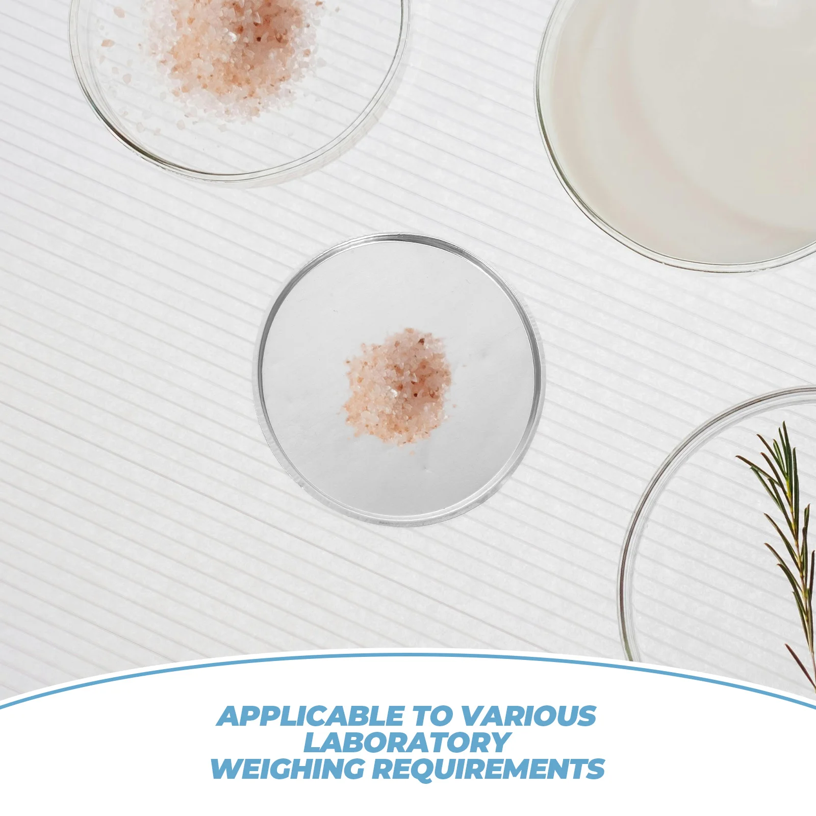 10 قطعة أطباق وزنها مختبر الكيمياء قوارب صواني التخزين قابلة لإعادة الاستخدام قدرة سخية قياس دقيق خلط