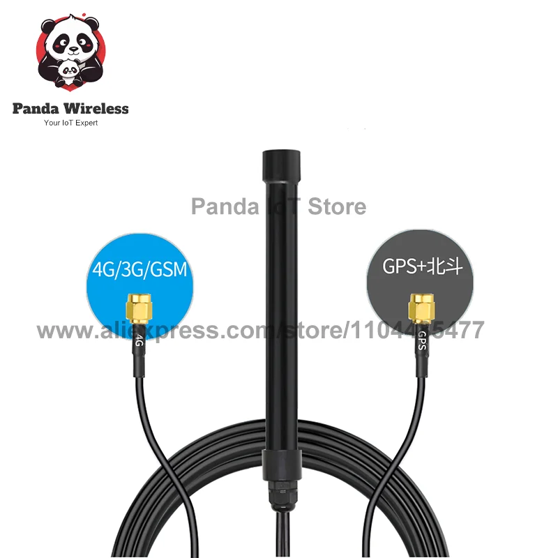 في الهواء الطلق مقاوم للماء 4G GPS اثنين في واحد 4G + هوائي GPS نشط أومني FPR هوائي إشارة الداعم مكبر للصوت لمحطة قاعدة البوابة #4