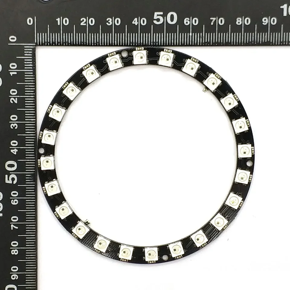 WS2812 modulo striscia 24 bit 24 X WS2812 5050 RGB LED Ring Lamp Light con driver integrati RGB 24 per modulo LED Arduino