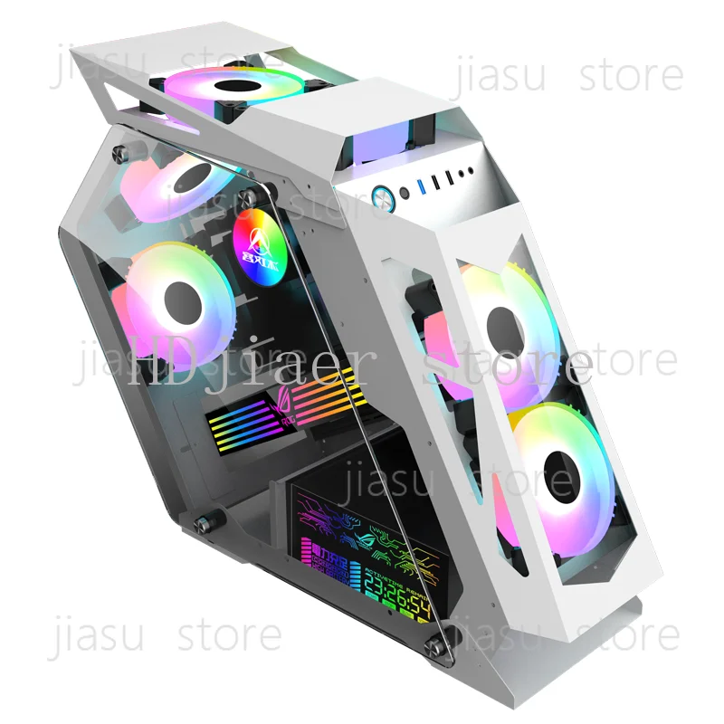 

High-end Special-shaped Game Water-cooled Chassis, Small Coffee and Big Coffee K God E-sports Chassis