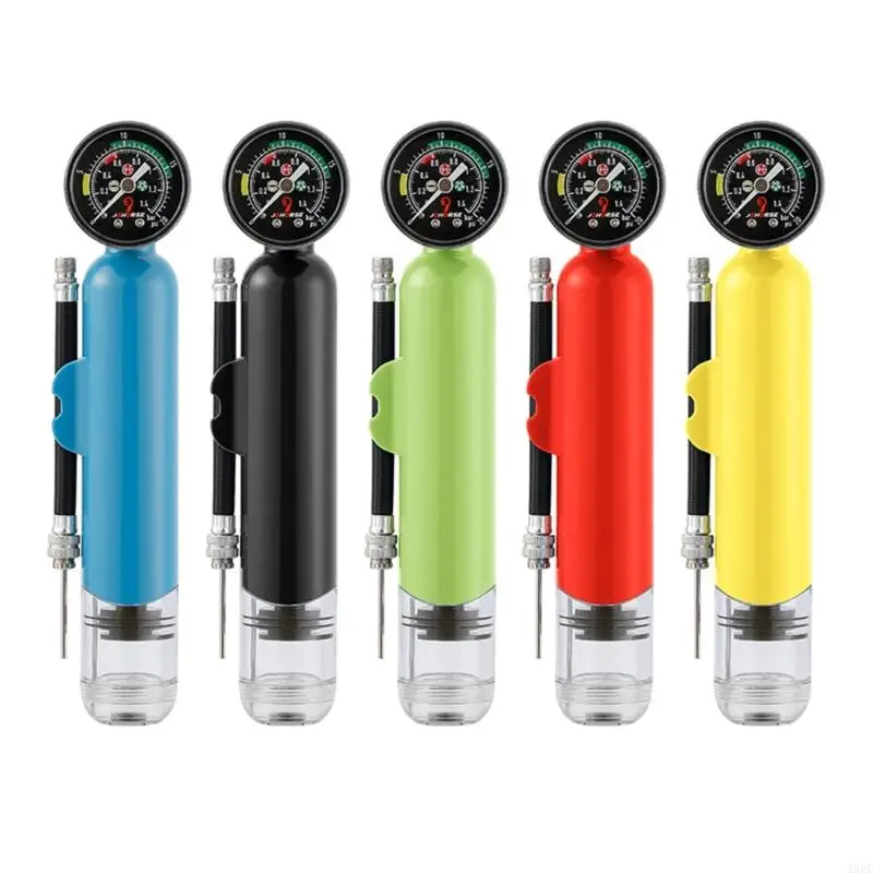 

Handheld Balls Air Pumps Balloon Volleyball Basketball Balls Inflator Portable Balls Inflating Pump Tool with Pressure Gauge