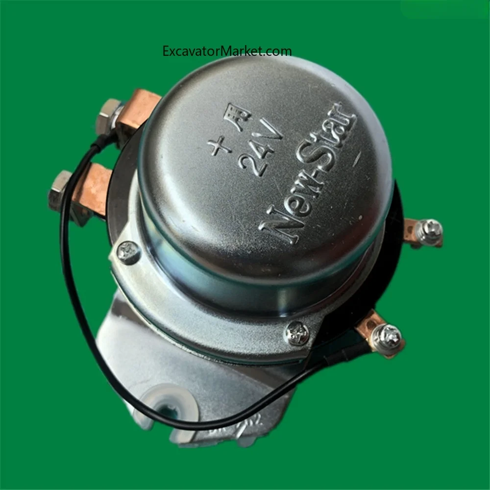 For Komatsu PC Daewoo DX ZX CAT SK Hyundai  Main power switch total relay master power switch12V24 Excavator Accessory