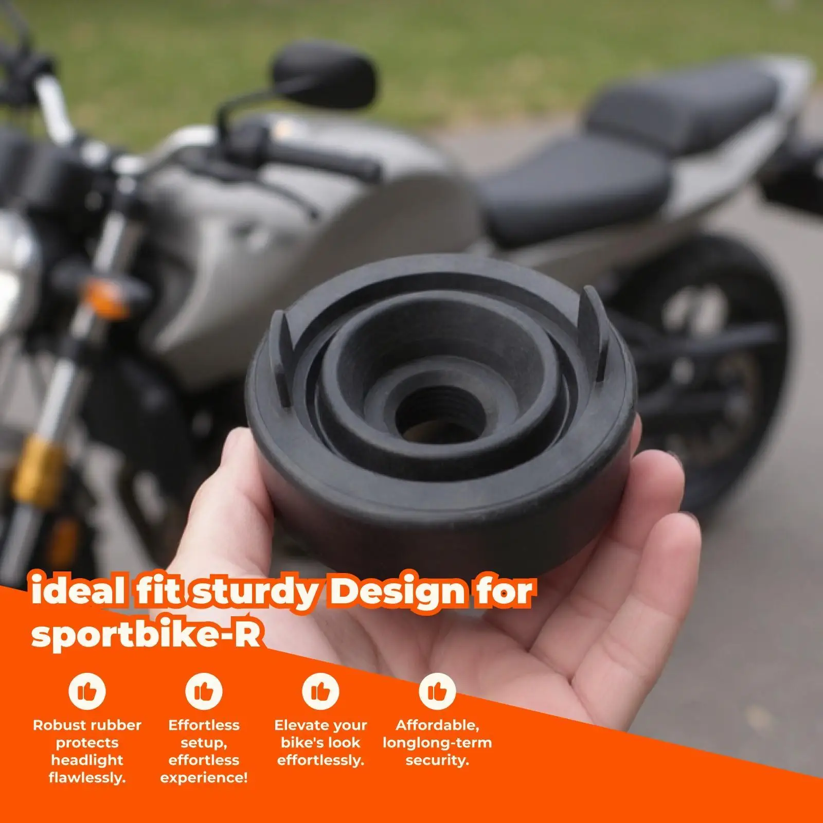 Motorcycle Headlight Dust Cover Rubber Black Protective Housing for Suzuki GSX-R GSXR1000 GSXR600 GSXR750 B-king