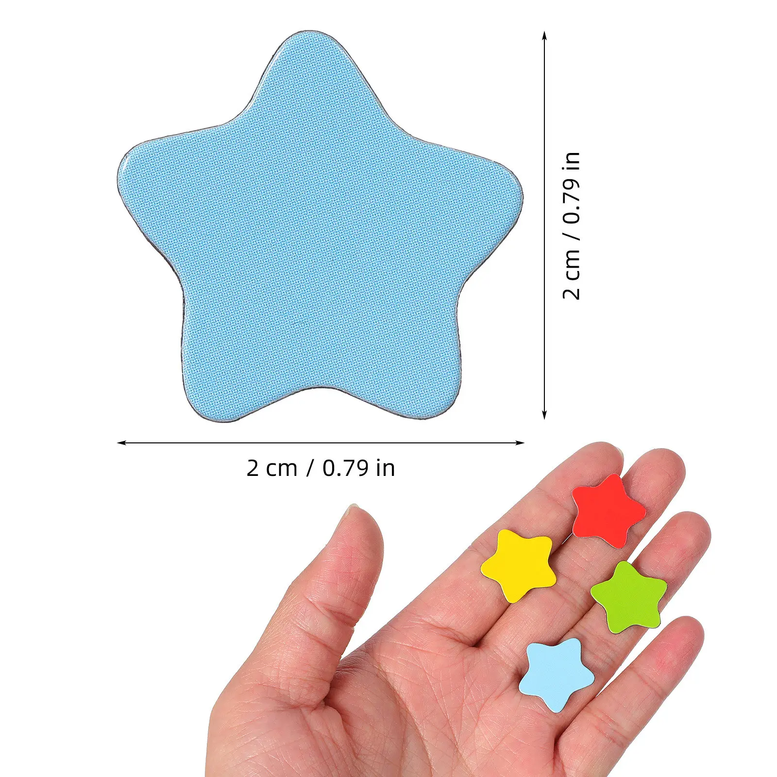 160Pcs Star Shaped Magnets Creative Reward Chart Magnets for Back to School Student Incentives Whiteboard Fridge Locker