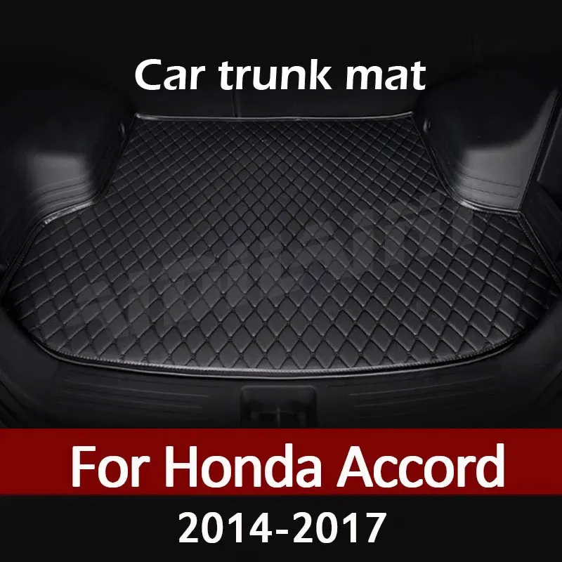 

Car trunk mat for Honda Accord Ninth Generation Non-hybrid 2014 2015 2016 2017 cargo liner carpet interior accessories cover