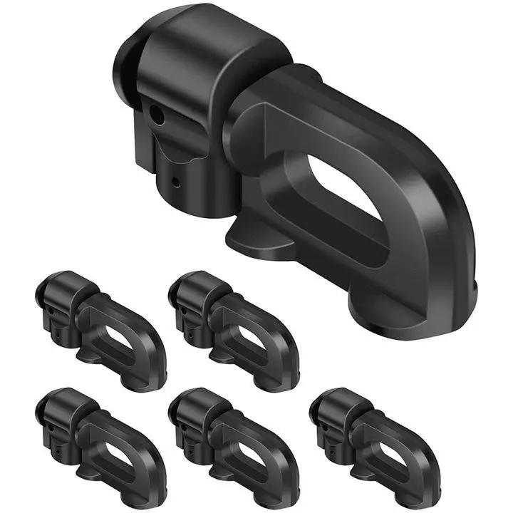 (A02R] 6pcs L-Track Double Stud Tie Down Fitting Used with L Track Rail for Truck Bed,Trailer ,Pickup,RV,ATV image 4