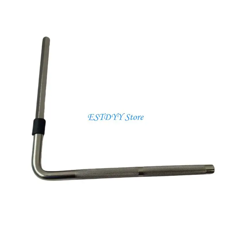 

G6DE Cowbell Holder L Rod Drum Stand Clip Adjustable Cowbell MountIng Bracket Clamp