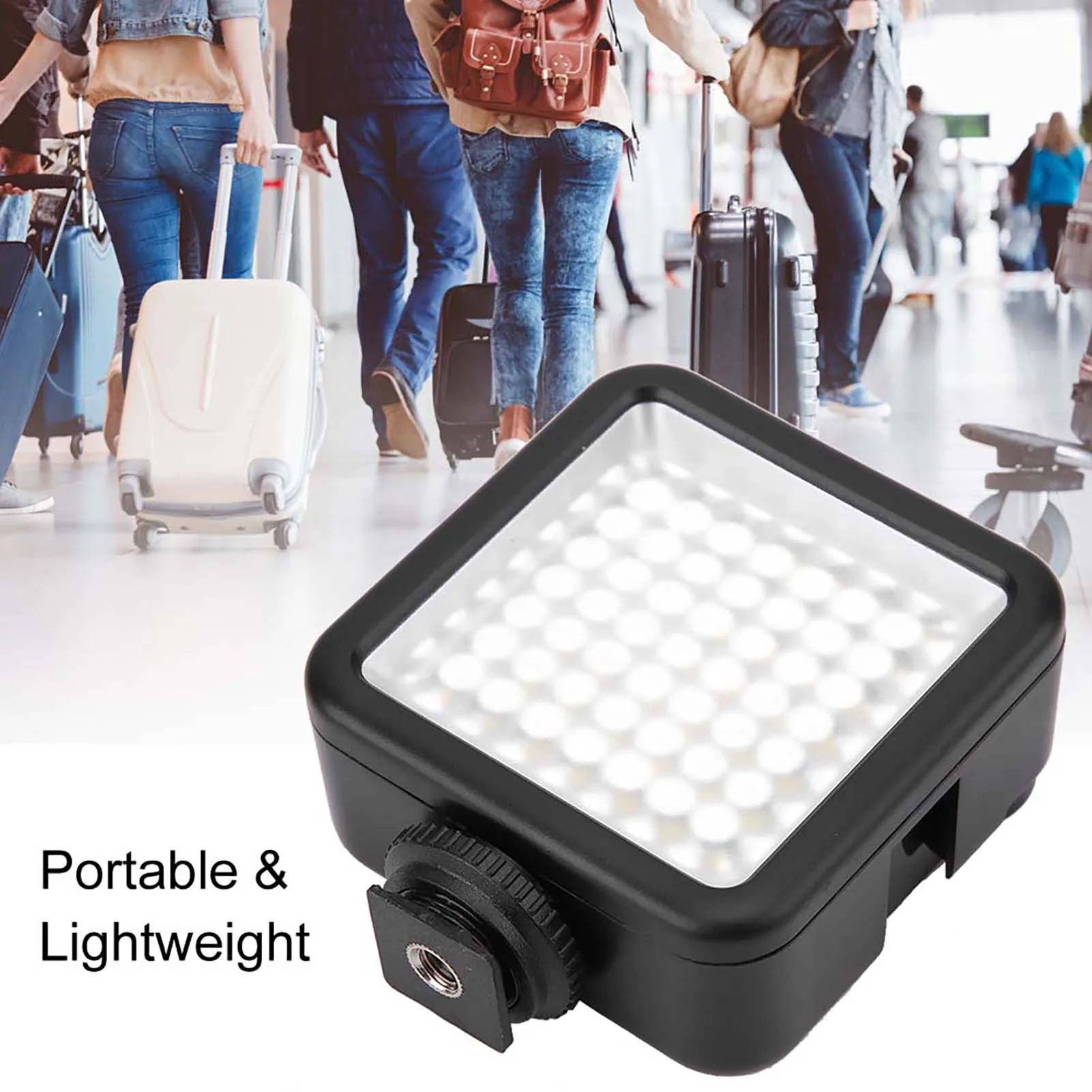 VBESTLIFE W49 Mini pannello luminoso a LED dimmerabile portatile su luce di riempimento della fotocamera LED,Video, lightgarcamera, Video, lightgars, Video