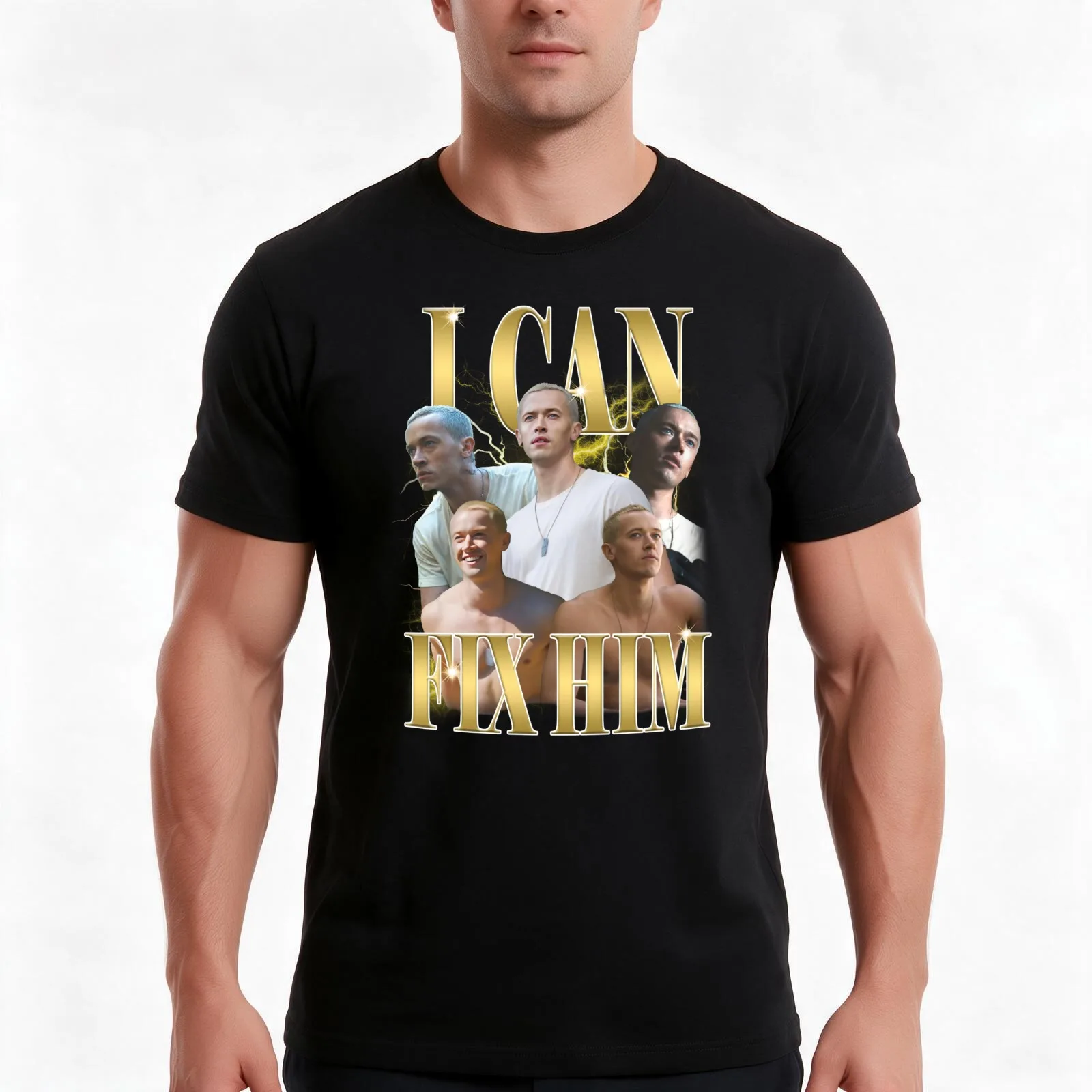 I Can Fix Him Vintage Coriolanus Snow President Snow T-Shirt, Summer Casual Cotton Tee, Oversized Streetwear Tops, 100% Cotton