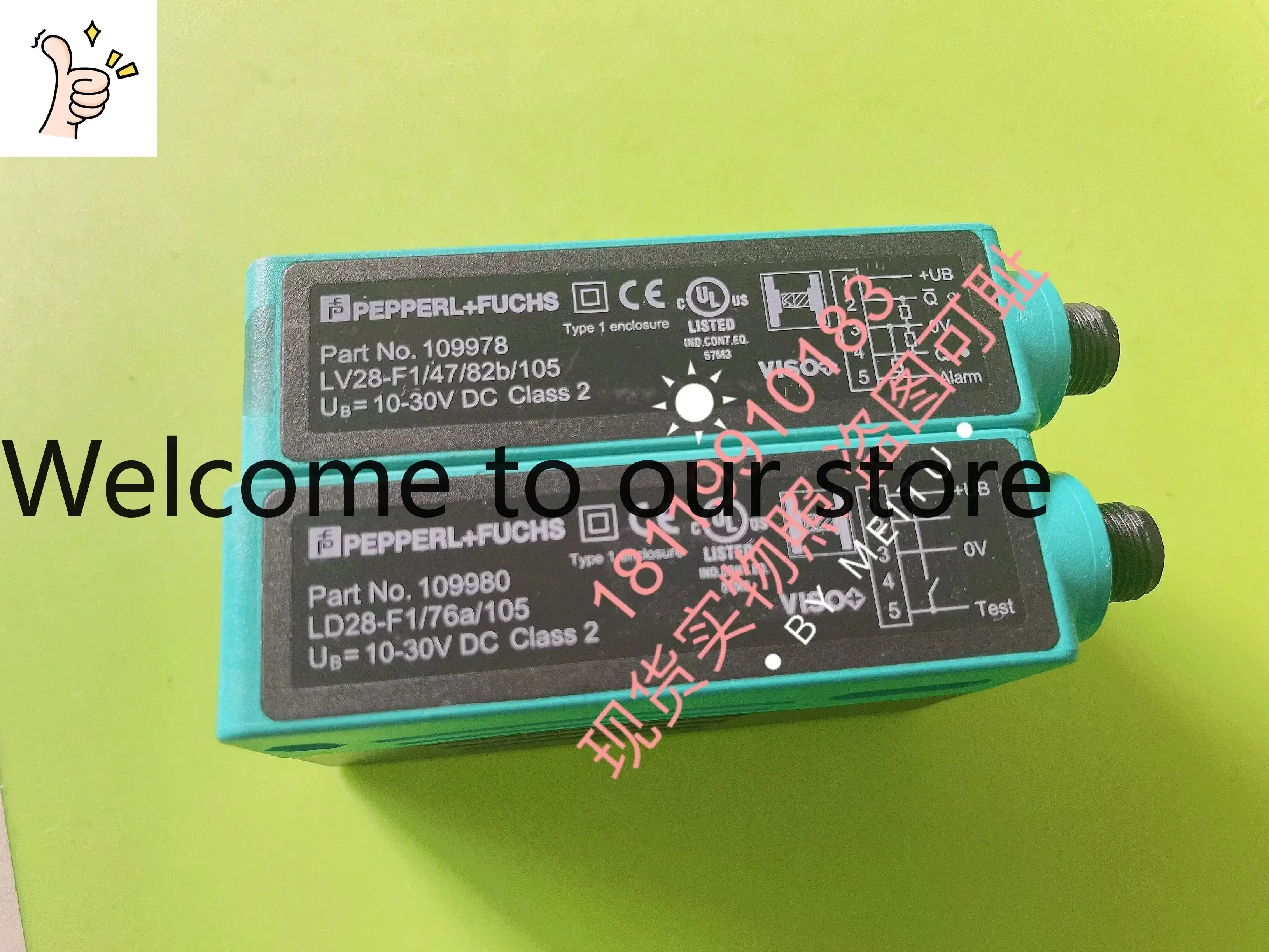 Sensor Fotoeléctrico de Oposición Bagafo P+F 2026 LD28/LV28-F1/47/76A/82B/105