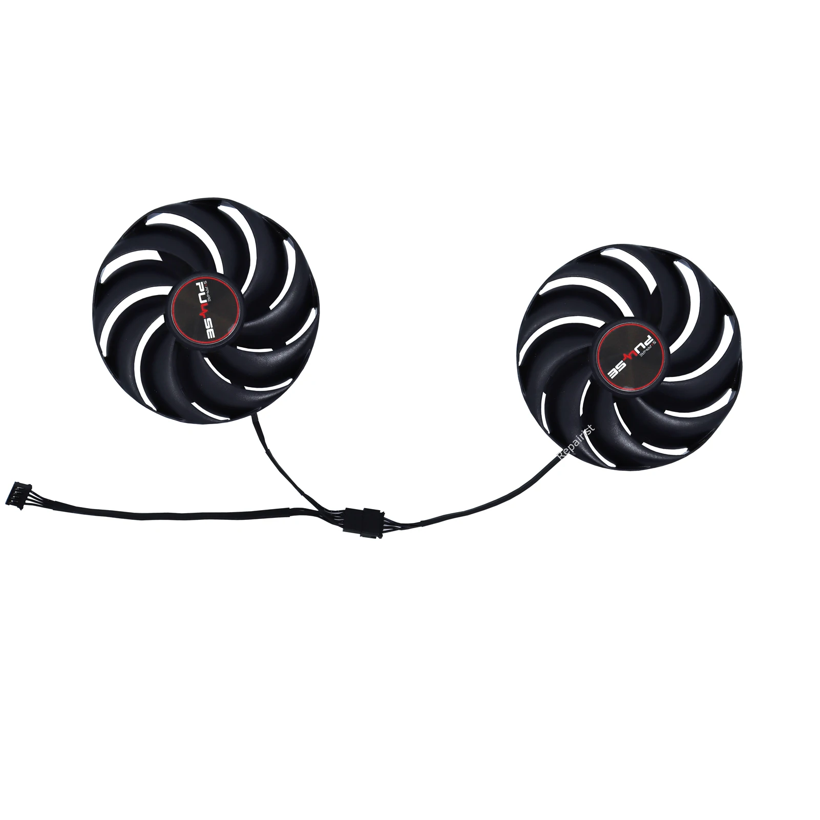 GPU Graphics Fan For Sapphire RX 6600 6600XT 6700 XT PULSE,Video Card Cooling,Replace FDC10H12D9-C,2Pcs/Set,FD9015U12S,T129215SU