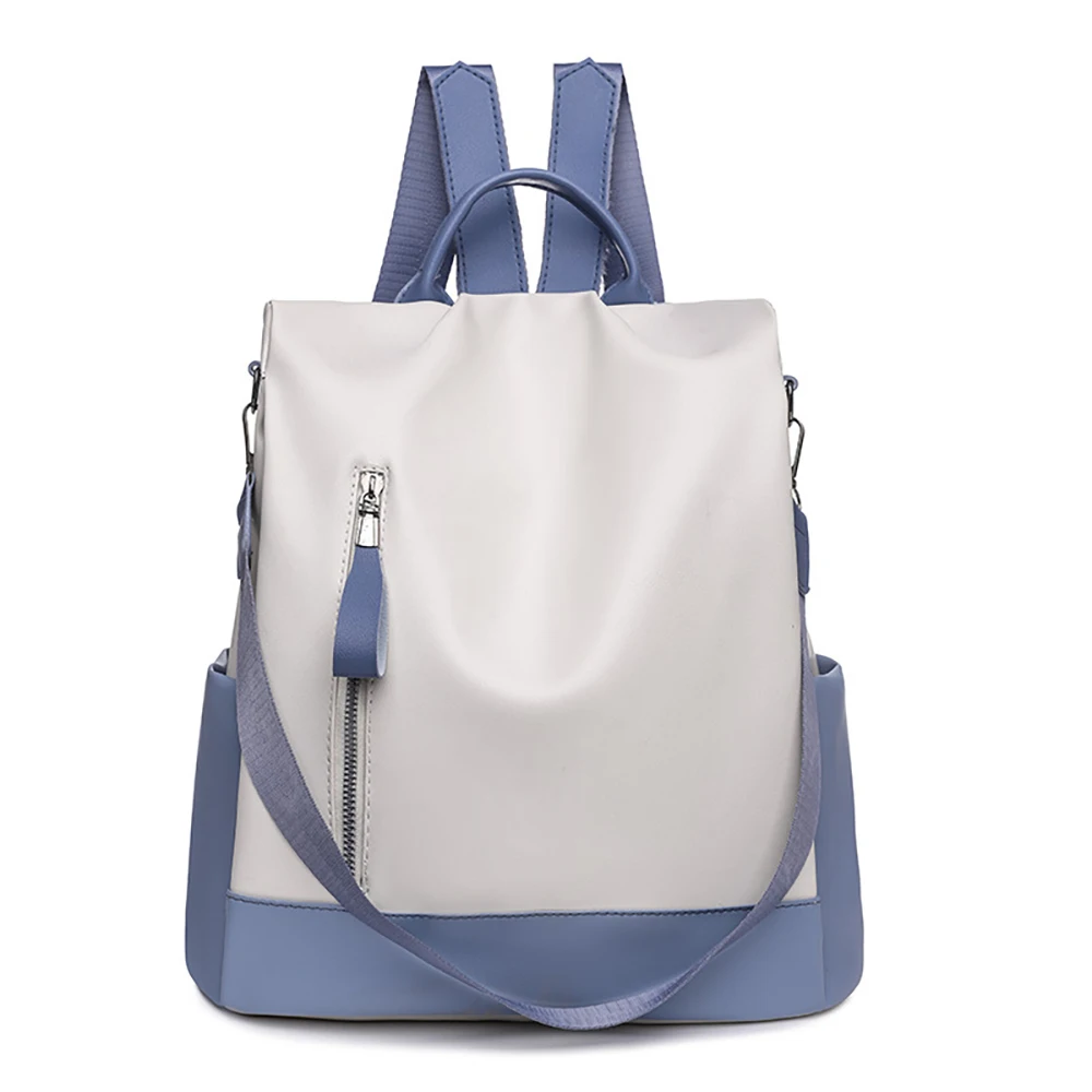 

PU Leather Teenager Girl's Backpack Anti-theft Waterproof Women's Backpack Trend Fashion College Student Bookbag Casual Bag