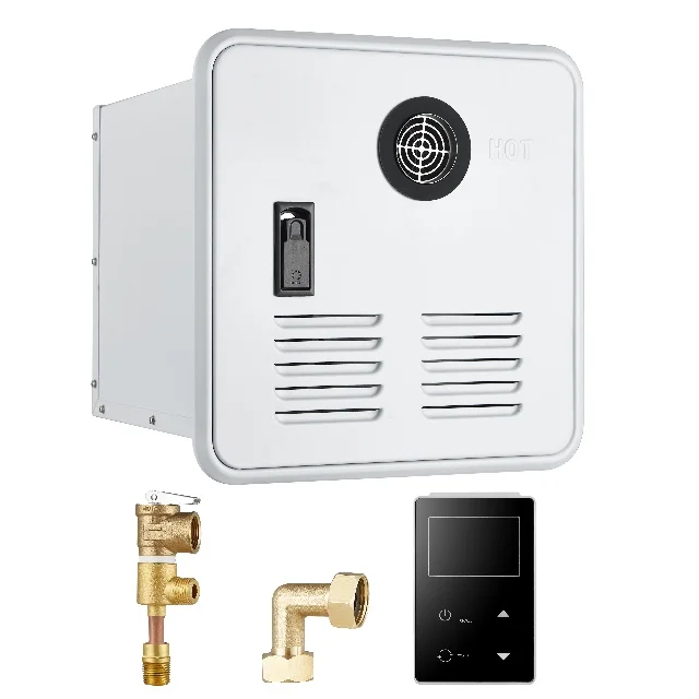 

Rv Gas Water Heater with Stainless Steel Housing 6L-12L Volume Tankless for Outdoor Portable Tankless