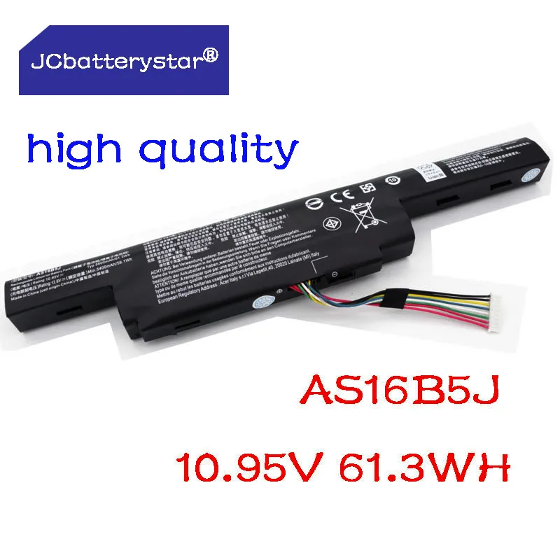 JC New Original AS16B5J AS16B8J Laptop Battery for Acer Aspire E5-575G-53VG 3ICR19/66-2 Free 2 Years Warranty