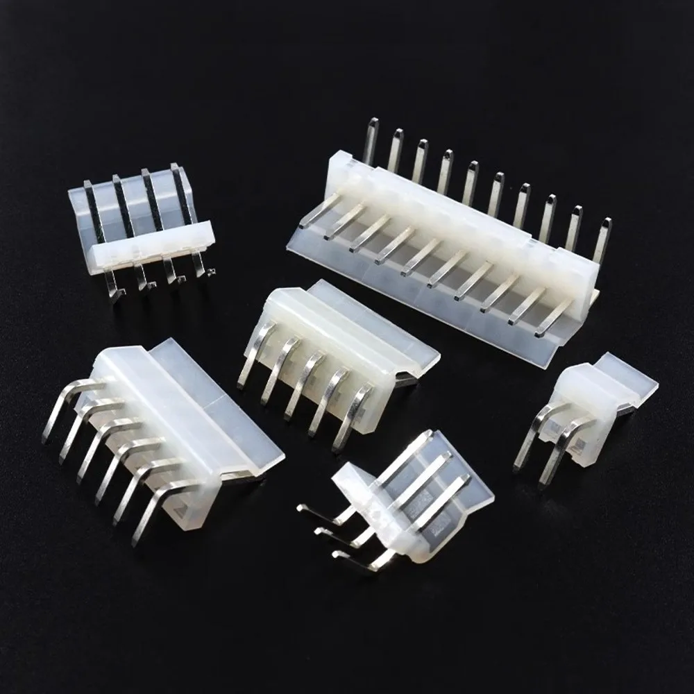 500PCS CH 3.96 3.96mm Pitch 6P Right Angle Pin Connector CH3.96 90 Degree curved pin Pin Header