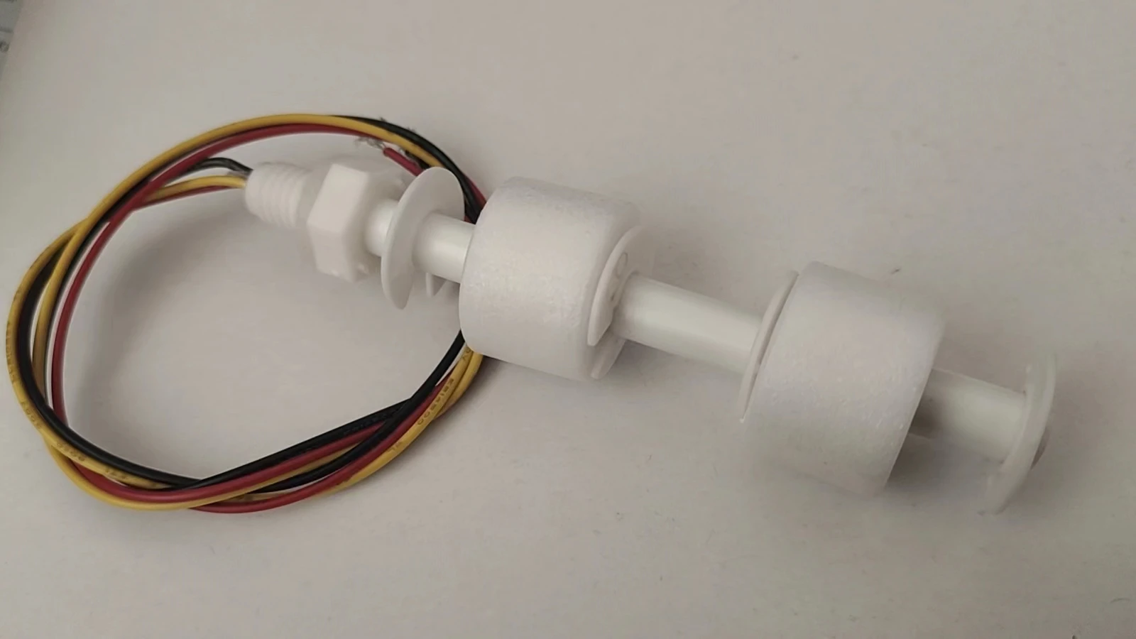 10.6cm Length Dual Ball 3 Wire Vertical Water Level Sensor Liquid Float Switch